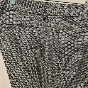 Summer mid rise comfortable  black white cotton dress casual straight pant